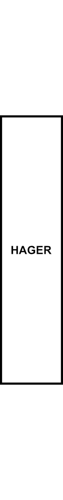 Fázová svorka Hager KXB35LH, 35 mm², 1000V/125A