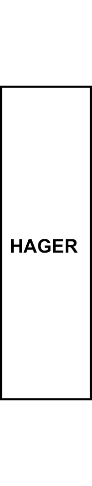Fázová svorka Hager KXB70LH, 70 mm², 1000V/192A
