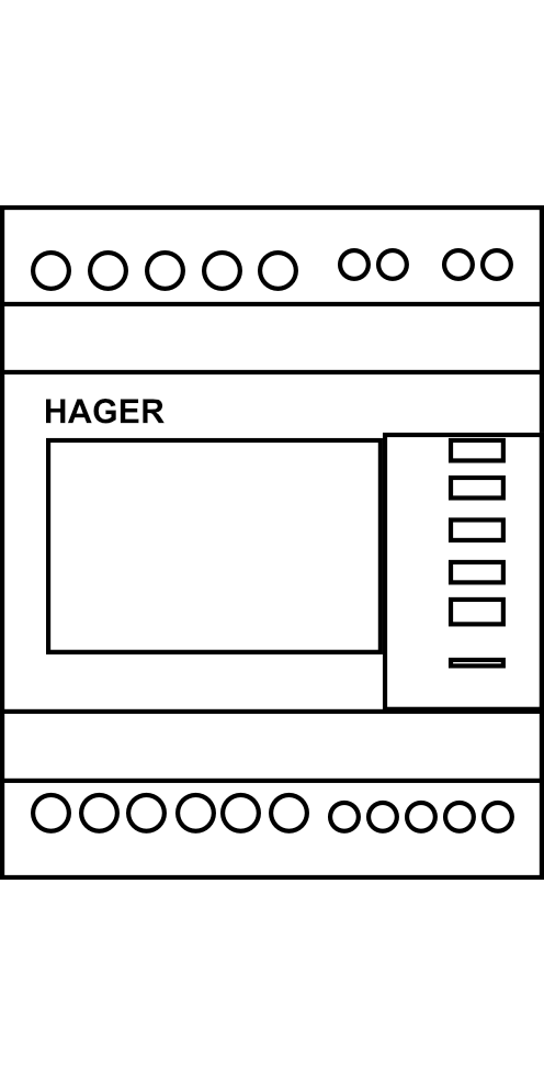 Multimetr digitální Hager