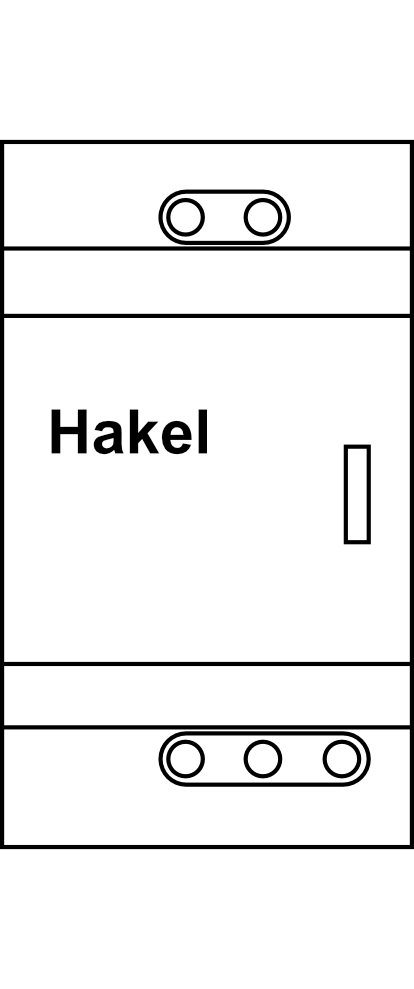 Svodič přepětí s vysokofrekvenčním filtrem Hakel HSAF16, 1P+NPE, 16A, Typ D (třída III) 3kA
