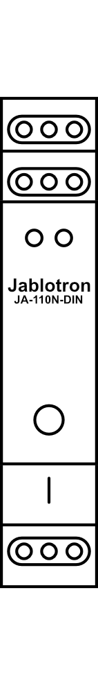 Sběrnicový silový modul výstupů PG Jablotron JA-110N-DIN