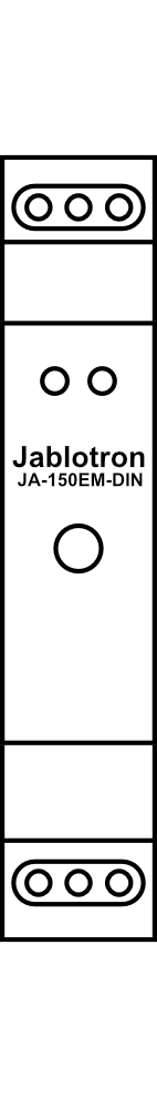 Bezdrátový modul pulzního výstupu elektroměru Jablotron JA-150EM-DIN
