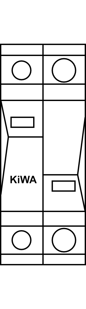 Přepěťová ochrana KiWA PO I 1 LCF 25kA 280V/25kA Typ I