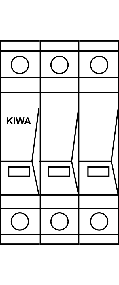 Přepěťová ochrana KiWA POm I 3 75kA 280V/25kA Typ I