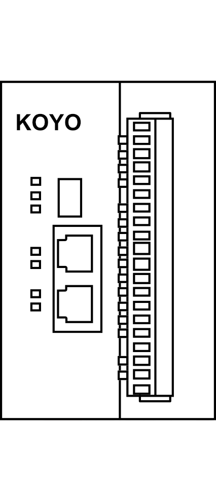 Programovatelný automat KOYO CLICK CPU C0-10DD1E-D