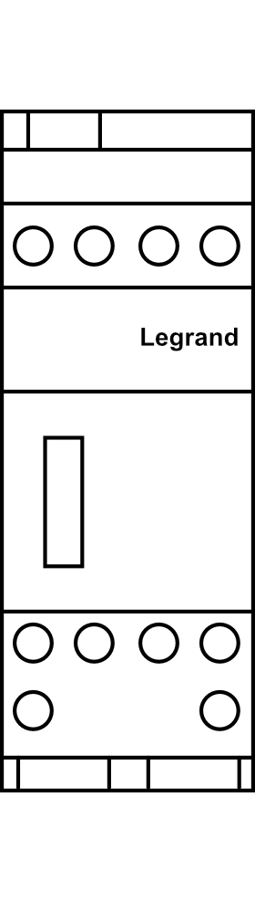Standardní pulsní relé Legrand 4P 16A 230V AC