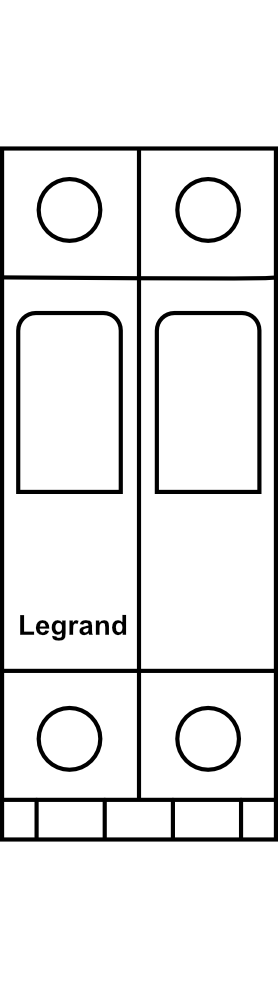 Svodič kombinovaný Legrand 1P+N 25kA typ 1+2 (B+C)