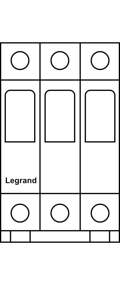 Svodič kombinovaný Legrand 3P 37,5kA typ 1+2 (B+C)
