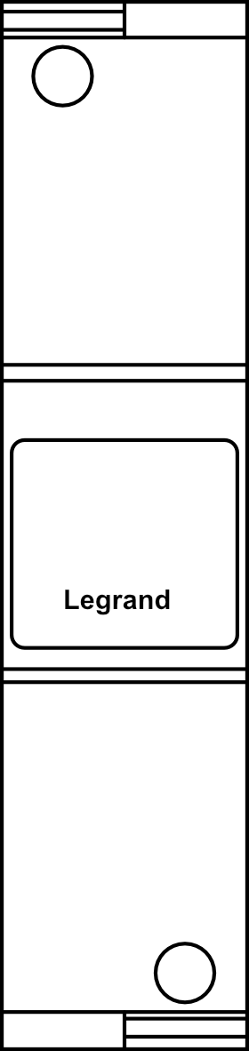 Svodič přepětí Legrand 1P 50 kA (10/350) Typ B (třída I)