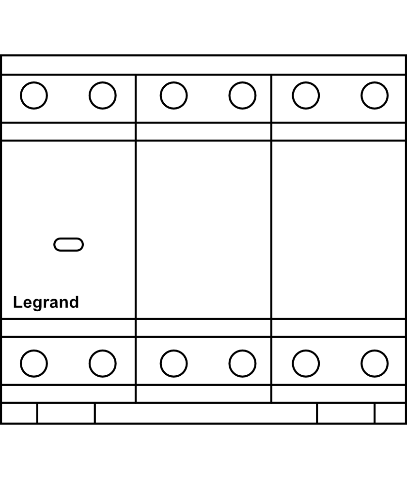 Svodič přepětí Legrand 3P 75kA typ 1+2 (B+C)