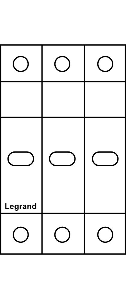 Svodič přepětí Legrand 3P 40 kA (8/20) Typ C (třída II)