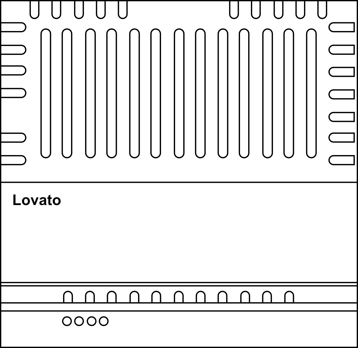 Spínaný nabíječ baterií Lovato BCG0524, 5A/24V DC