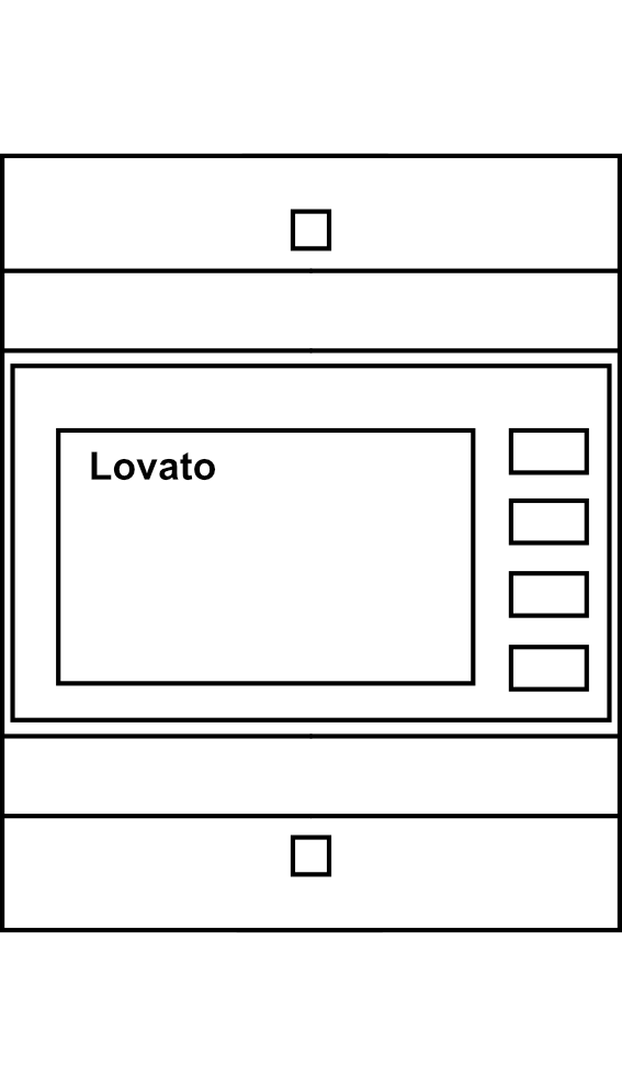 Instalační multimetr Lovato DMG110