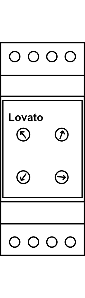 Napěťové ochranné relé Lovato PMV30A575, 1P/8A