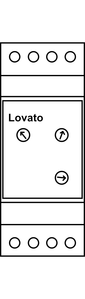 Napěťové ochranné relé Lovato PMV40A600, 1P/8A