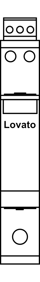 Prepěťová ochrana Lovato SA31NA320R, 1P+N, In 5 kA, Typ D (třída III), s výst.kontaktem