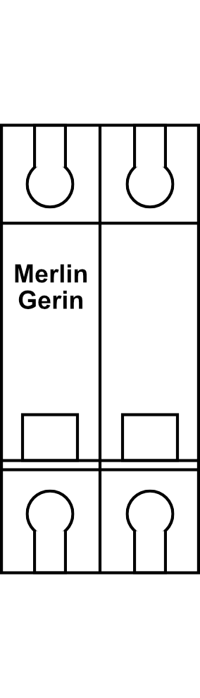 Jistič Merlin Gerin C60H (10kA, do 63A) char. B 2P
