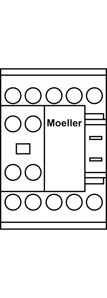 Výkonový stykač MOELLER DILMP20(230V50HZ/60HZ) 4P 22A