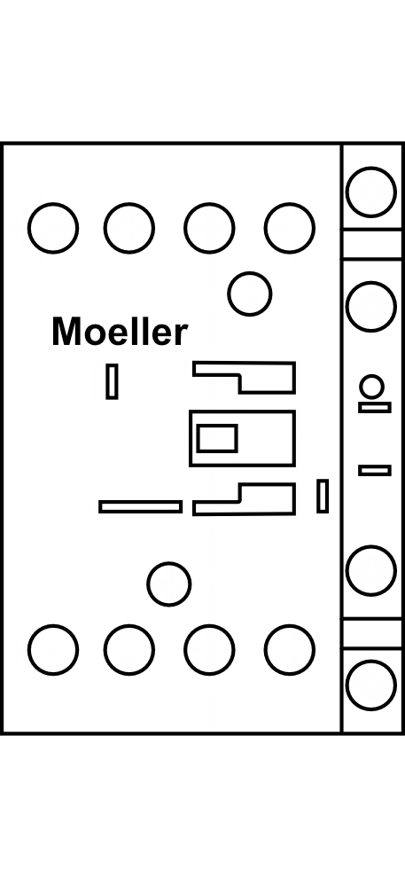 Výkonový stykač MOELLER DILMP32-10(110V50HZ/120V60HZ) 4P 32A