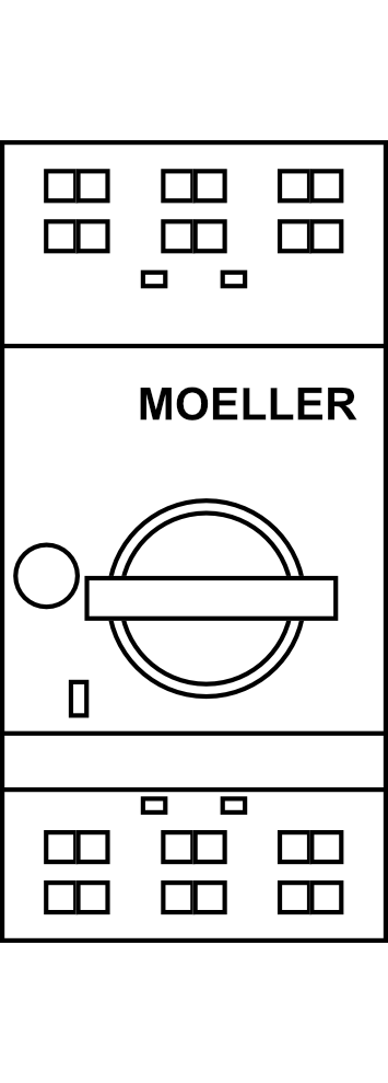 Spouštěč motorů MOELLER PKZM0-xx-SC 3P