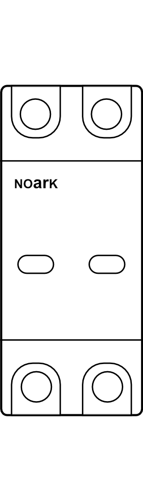 Pojistkový odpojovač NOARK (80kA) 1P+N
