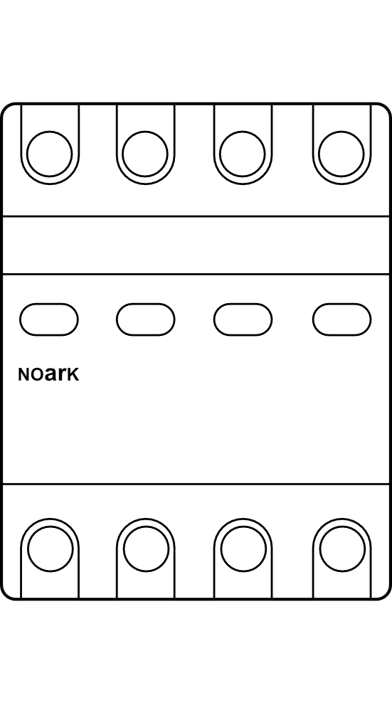 Svodič přepětí NOARK typu II (3+1)