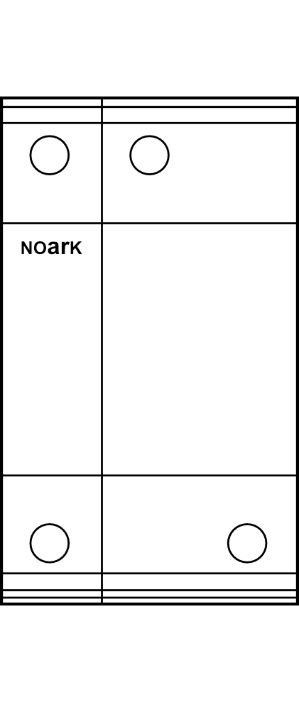 Svodič přepětí NOARK Ex9UE1 35 1PN 385, 1+1, 35kA, Typ B (třída I)