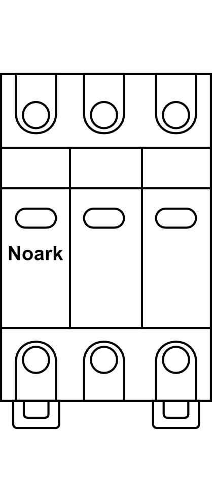 Svodič přepětí NOARK Ex9UEP 20 3P 1200, 20kA, Typ C (třída II)