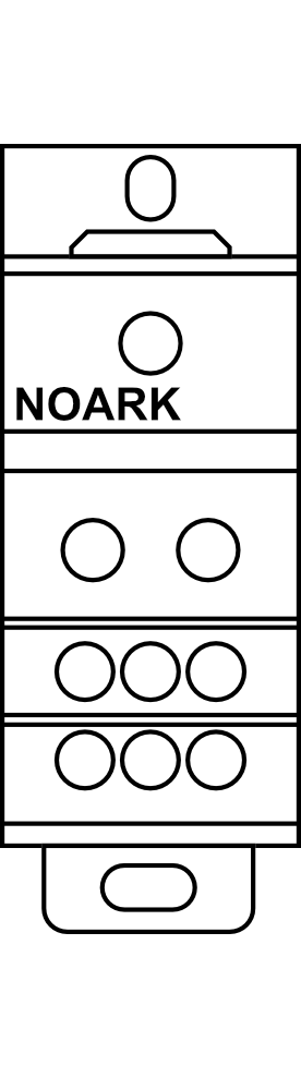 Rozvodný blok NOARK PDB 1P CU/AL 1x6 160/125A