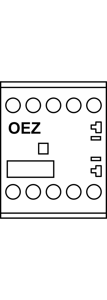 Pomocný stykač OEZ Conteo 3RH1122-1AB00, 4P 2xNO 2xNC, 6A, ovládací obvod 24V AC