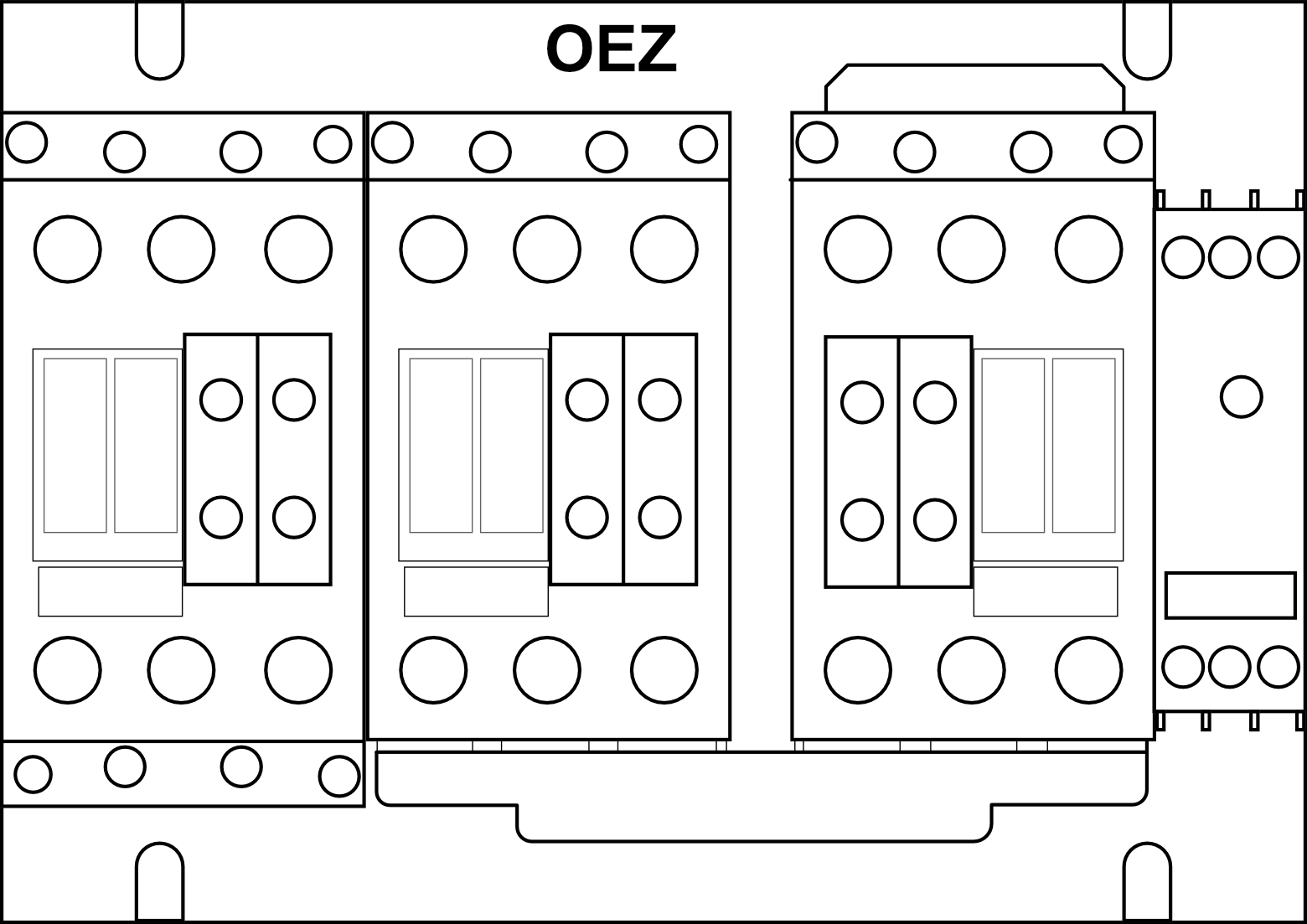 Stykačová kombinace spouštění Y/D OEZ Conteo 3RA1436-8XC21-1BB4 velikost 50-50-50, 86A, ovládací napětí 24V DC