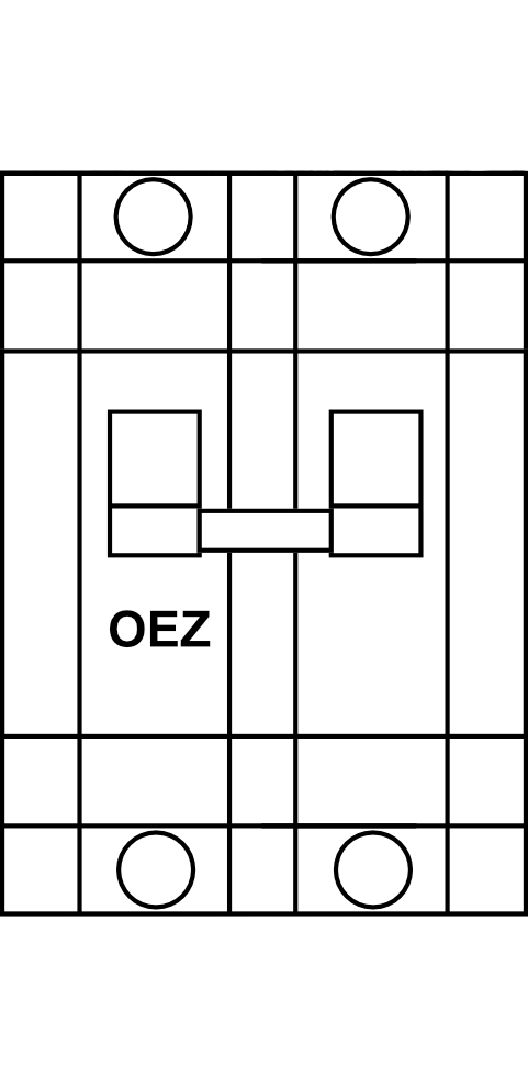 Jistič OEZ LSF, 2P, 50A, 6kA, char. L