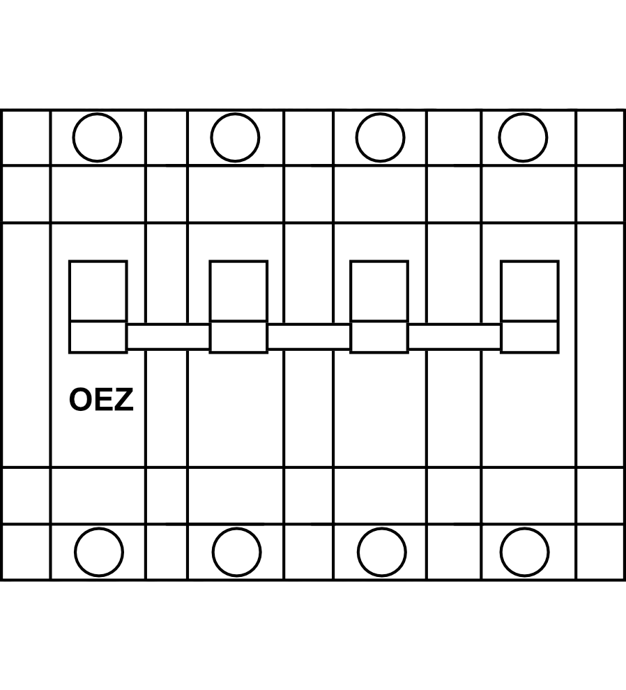Jistič OEZ LSF, 3P+N, 50A, 6kA, char. L