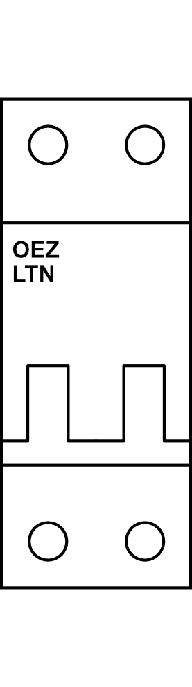 Jistič OEZ LTN 1P+N B (10kA, do 63A)