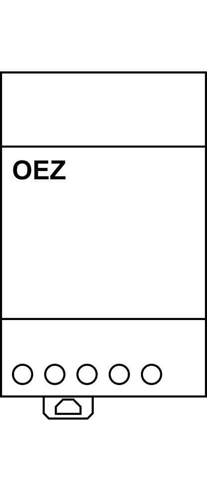 Analogové spínací hodiny standard OEZ MAN-A16-001-A230 1přep 16A