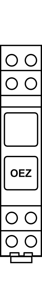 Ovládací tlačítko OEZ MTX-01-TB 1R do 25A černá