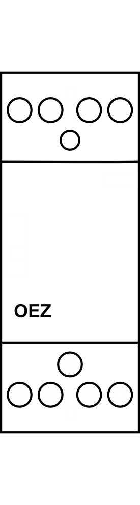 Instalační stykač s manuálním ovládáním OEZ RSI-25-31-A024-M 25A 3S+1R 24V AC