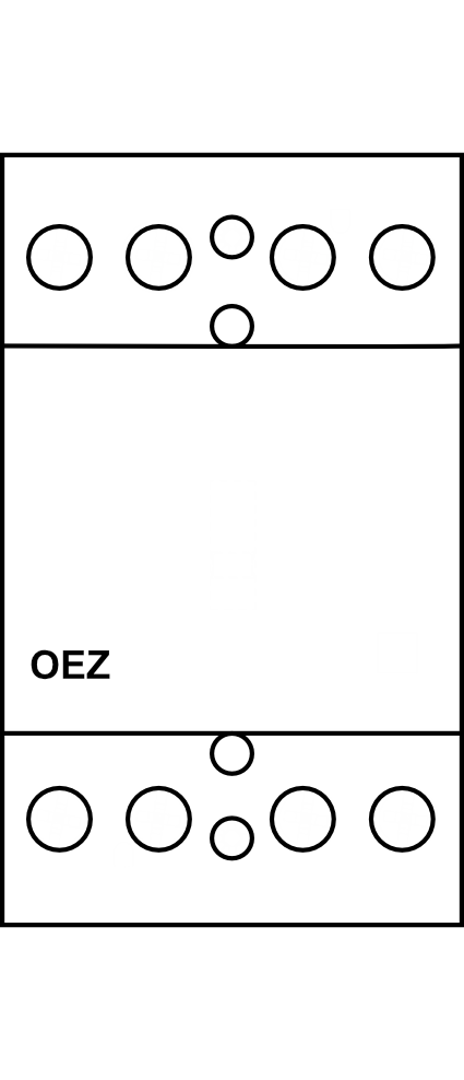 Instalační stykač OEZ RSI-40-31-A024 40A 3S+1R 24V AC