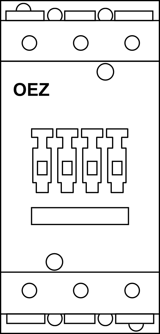 Stykač OEZ Conteo ST1003-95-A024, 3P, velikost 100, 95A, ovládací obvod 24V AC