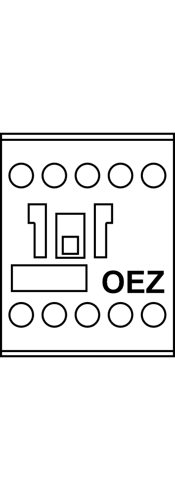 Stykač OEZ Conteo 3RT1016-1BB41, 3P, velikost 12, 1xNO, 9A, ovládací obvod 24V DC