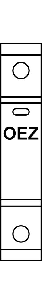 Kombinovaný svodič bleskových proudů a přepětí OEZ SVBC-12,5-1-MZ 1P T1+T2 (do 12,5kA, bez dálk. signalizace)