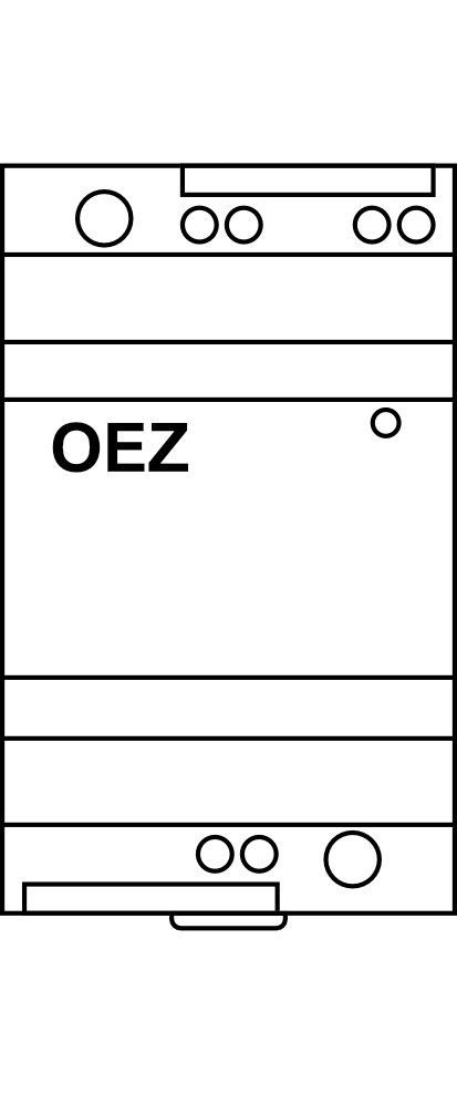 Bezpečnostní napájecí zdroj OEZ UNZ-10T-X024 (Upri AC 230 V/Usec AC/DC 24 V)