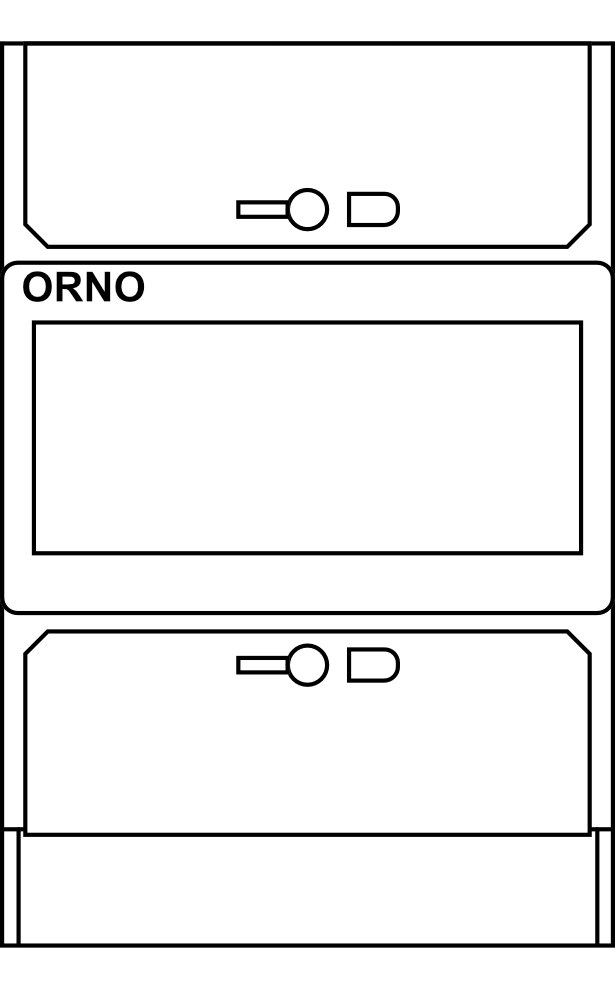 1-fázový elektroměr ORNO OR-WE-502