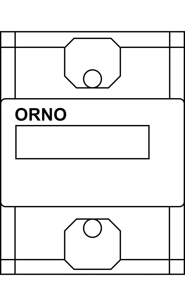 3-fázový elektroměr ORNO OR-WE-520, MID