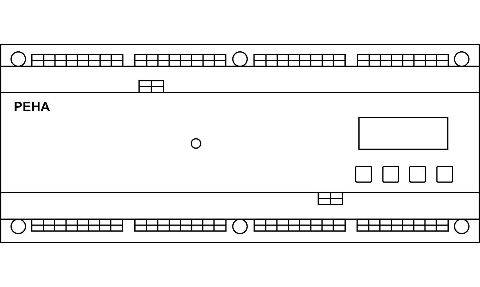 Modul rolety/žaluzie PEHA D 952 JRM, 12násobný