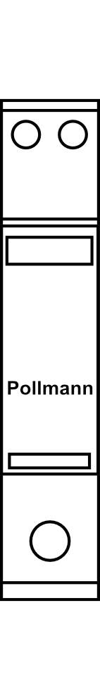 Svodič přepětí Pollmann ProTec DMG 20/320 (2+0), 2P 5kA Typ D (třída III)