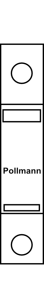 Kombinovaný svodič přepětí Pollmann ProTec T1-300-1+0, 1P 20kA Typ B+C (třída I+II)
