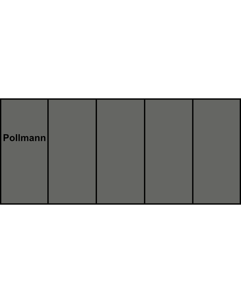 5-pólová rozbočovací svorkovnice Pollmann HLAK 25-5/10/25 gr-S 5xšedá
