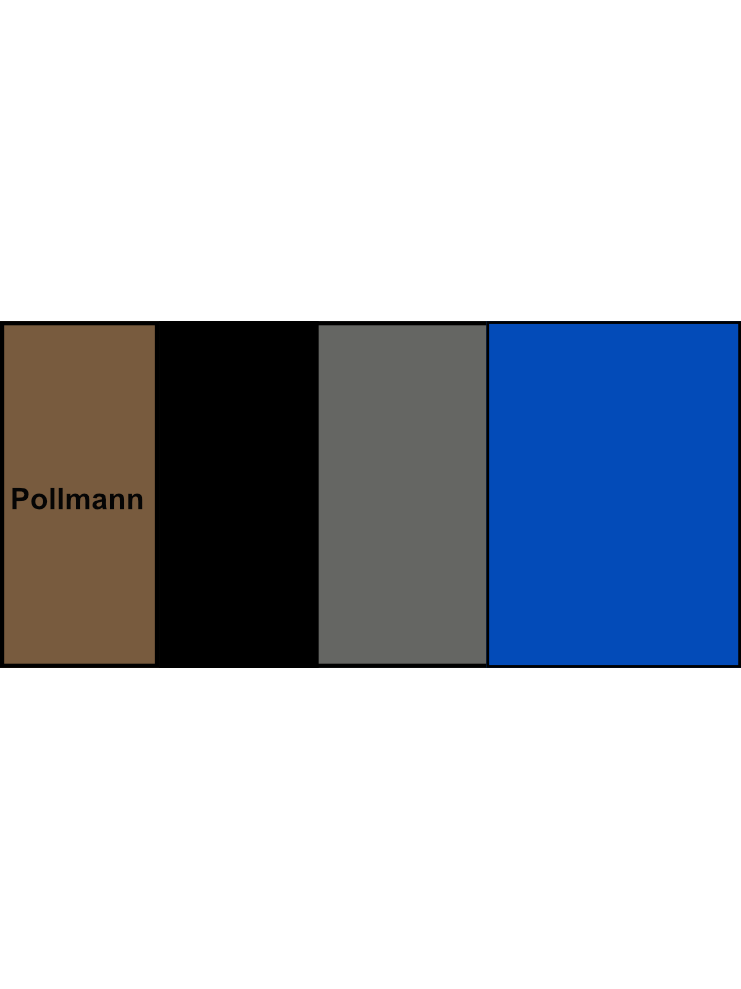 4-pólová rozbočovací svorkovnice Pollmann HLAK 25-4/12 BSG-S hně/čer/šed/mod