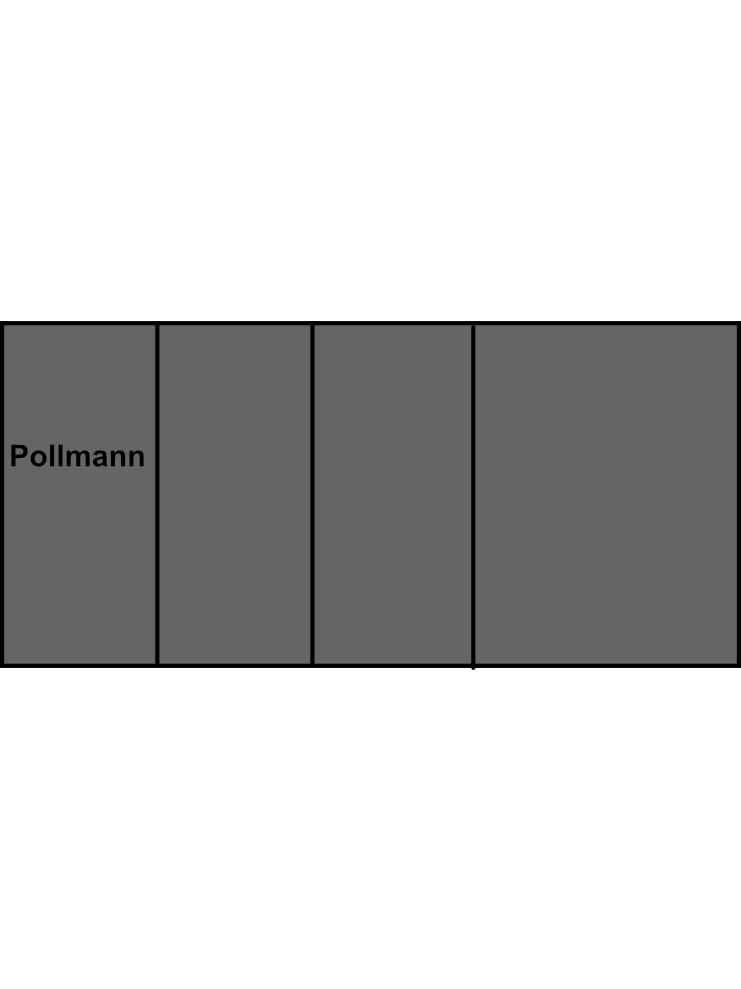 4-pólová rozbočovací svorkovnice Pollmann HLAK 25-4/12 gr-S 4xšedá
